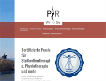 Tablet Screenshot of physio-reha-reinhardt.de